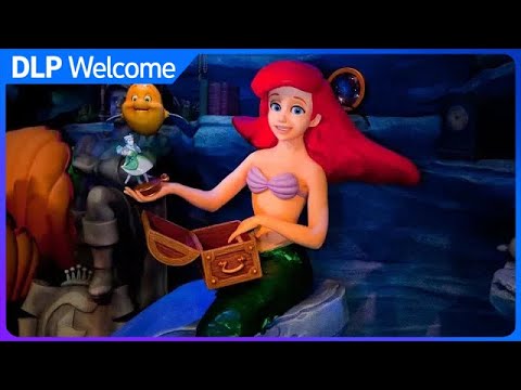 [4K - Low Light] Under The Sea - Journey of the Little Mermaid Ride - Magic Kingdom - Disney World