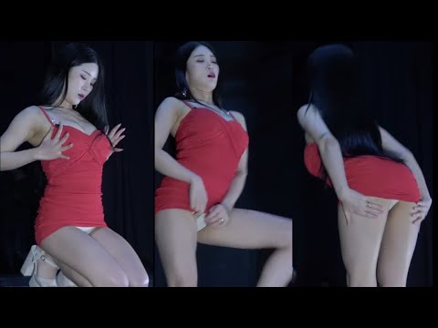 hot girl sexy dance on stage in Red dress new hot Indian sexy skirt dance of desi cute girl
