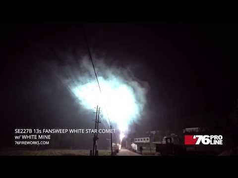 SE227B 13s FanSweep White Star Comet w/ White Mine