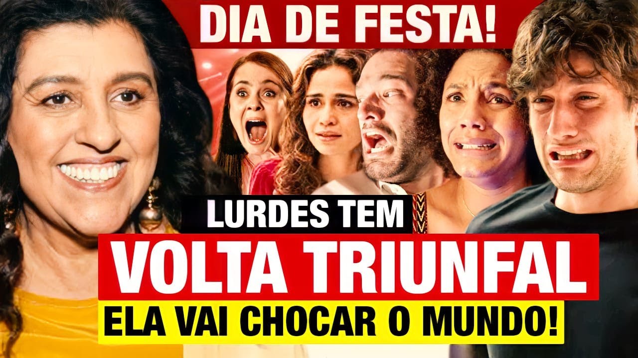 AMOR DE MÃE - Lurdes tem VOLTA TRIUNFAL! Após fugir do cativeiro, ela reaparece viva e choca o mundo