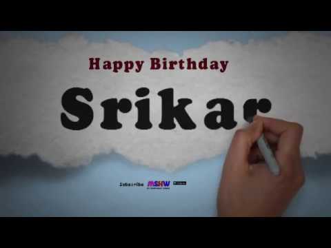 Happy Birthday Srikar | Whatsapp Status Srikar
