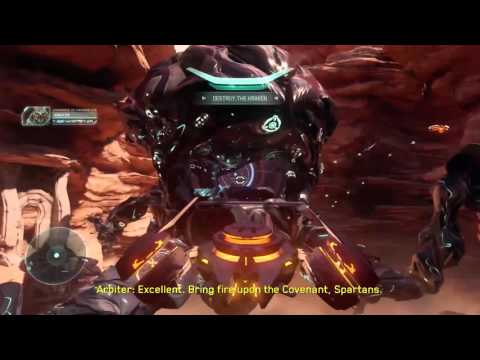 Halo 5 Gameplay Walkthrough Part 16 - KRAKEN BATTLE - Mission 10!! (Halo 5 Guardians Gameplay)