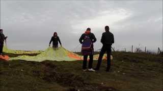 preview picture of video 'Filip Nastasievikj's First Paragliding Flight near Kumanovo'