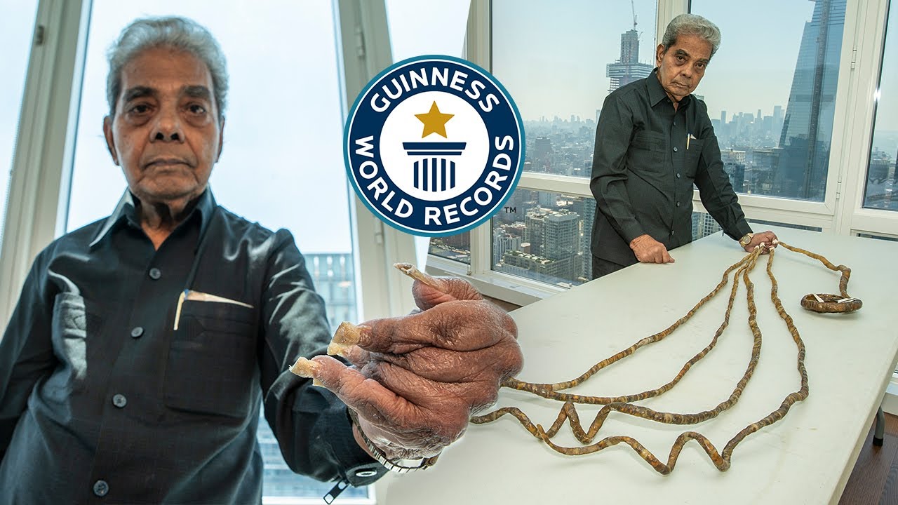 Why he cut his nails after 66 years - Guinness World Records