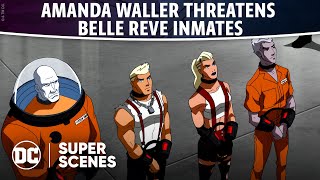 Young Justice - Amanda Waller Threatens Belle Reve Inmates | Super Scenes | DC