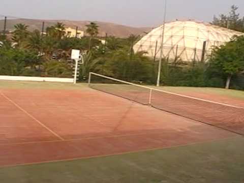 ROBINSON Club Esquinzo Playa Fuerteventura Tennisplatz von www.Fella.de