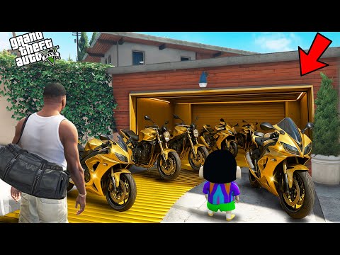 Franklin's Journey To Gold Superbikes With Shinchan In GTA 5!