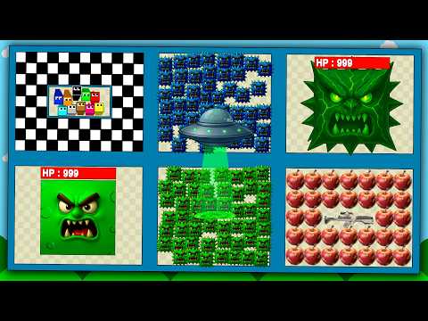 Square League - An Army of Alien Monsters | 100 Monsters & 2 Boss