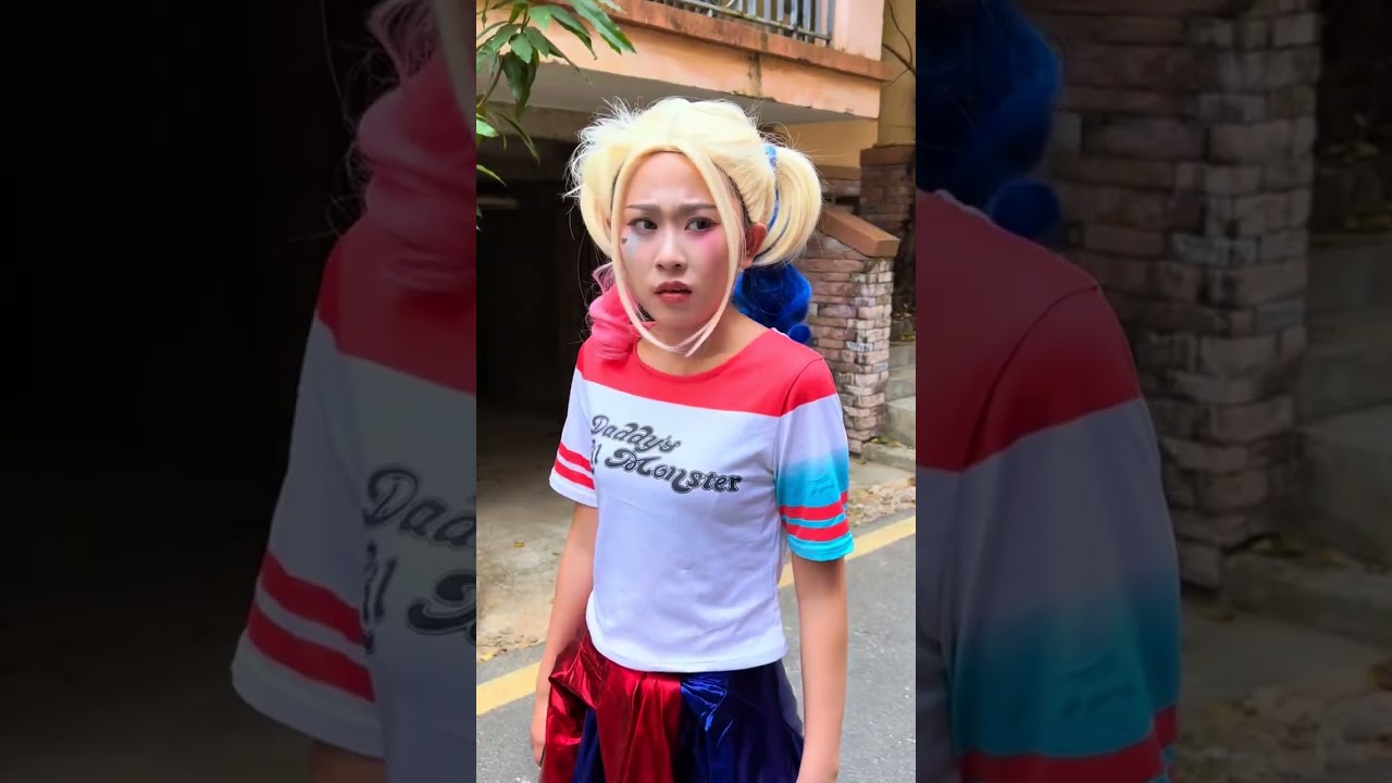 Little Coco was manipulated, and the kind-hearted Harley Quinn saved everyone #Joker #HarleyQuinn
