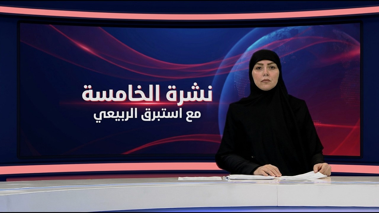 فيديو | نشرة الخامسة مع استبرق الربيعي