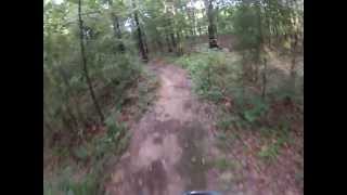 preview picture of video 'Springhill Park Mountain Bike Trail - Fort Smith, AR - GoPro HD Hero2'