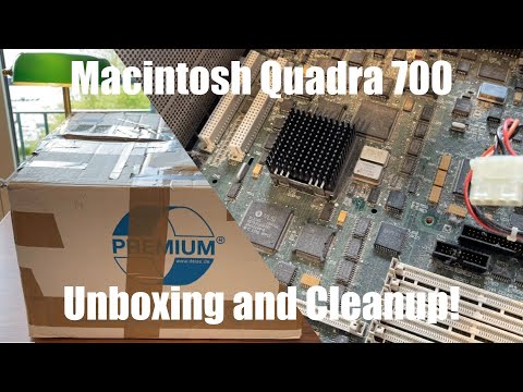 Macintosh Quadra 700 Unboxing and Cleanup! | Mastergeko4