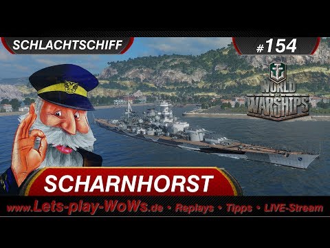 World of Warships Replay #154: Scharnhorst [ 2 Kills | 133 K ] deutsch