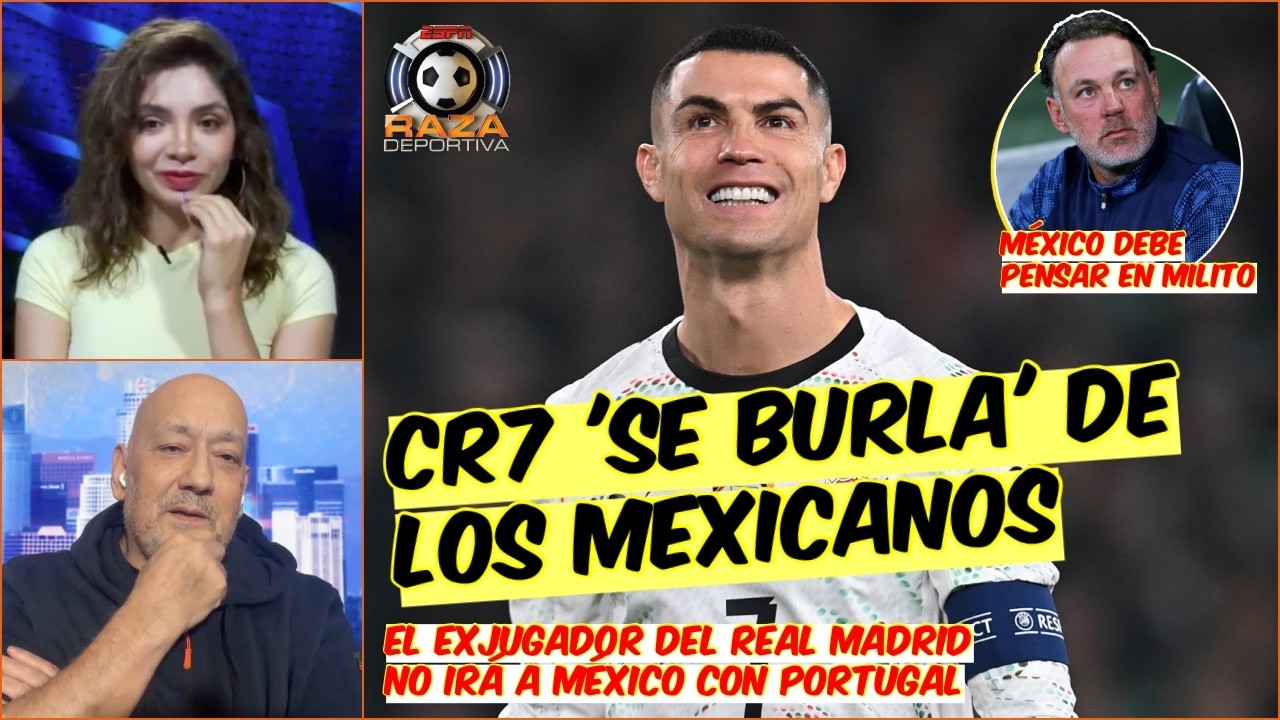 Cristiano DECEPCIONA a MÉXICO. Milito TIENE que ser DT si el TRI PIERDE vs Portugal | Raza Deportiva