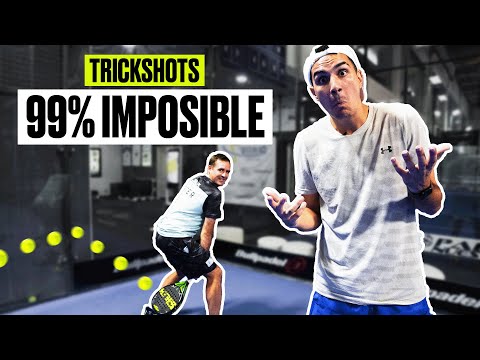 I LEARN the BEST PADEL TRICKSHOTS with PETER ALONSO