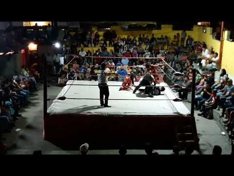 Baby Love, D.Kanela & P.Star vs Golden B, K.Demon Jr & P.Negro [Semi Final] - Arena Jaguar [8/4/18]