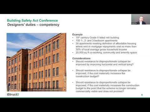 Building Safety Act Conference - Duties from an individual competency perspective