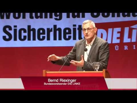 27.10.2018: Bernd Riexinger beim Landesparteitag in Weimar