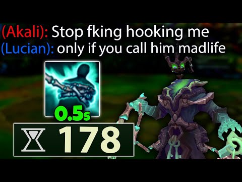0.5 SECOND Q THRESH???? PERMA Hooking everyone with 178 Ability Haste is INSANE