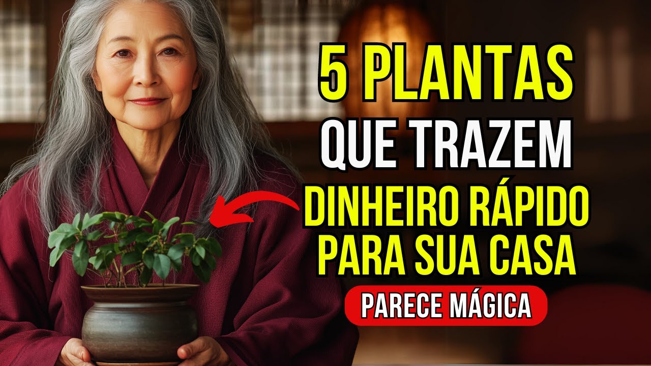 Segredo Budista Revelado: 5 Plantas que TRAZEM DINHEIRO PARA SUA CASA RÁPIDO