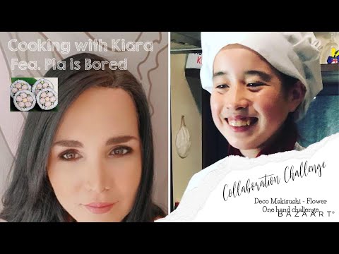 Super fun Collaboration Challenge - Deco Maki - Pia is Bored vs. Cooking with Kiara