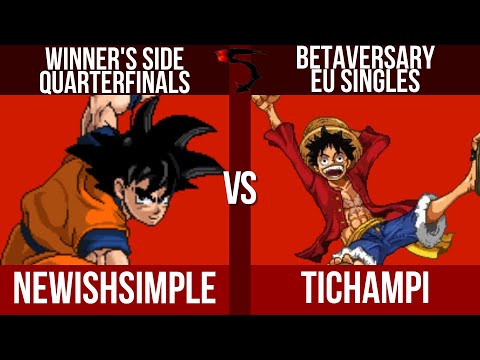 Betaversary EU: NewishSimple (Goku) vs Tichampi (Luffy) - SSF2 Winners Quarterfinals