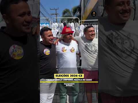 Tiririca começa campanha política no Ceará