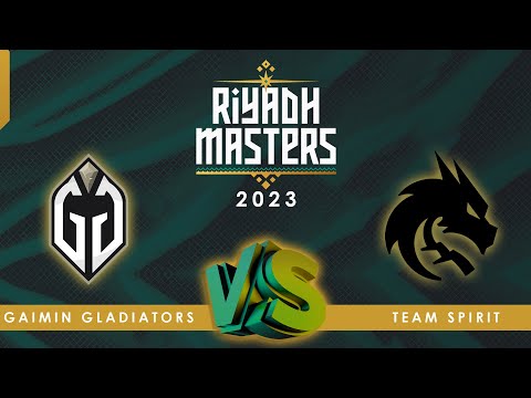 [ENG] Riyadh Masters 2023 | Gaimin Gladiators VS Team Spirit | Day 3 - Group Stage