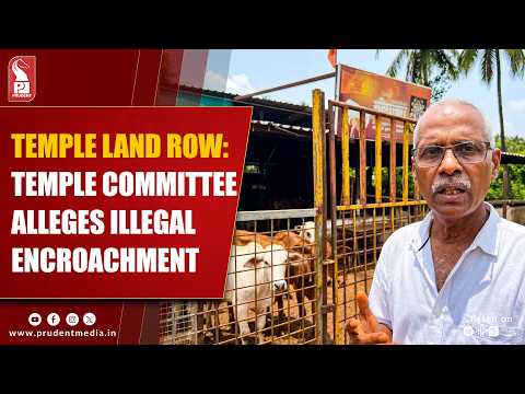  Action Initiated Against Illegal Cow Shelter on Damodar Temple Land