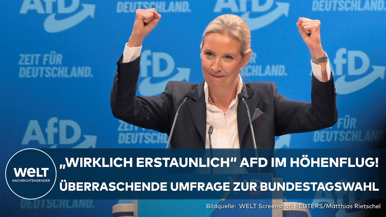 GERMANY: Surprising survey on the 2025 federal election - Weidel and the AFD continue to soar