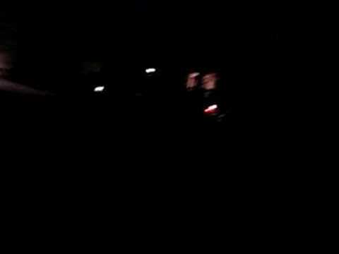 Me and Kirsty riding a chair to the pub