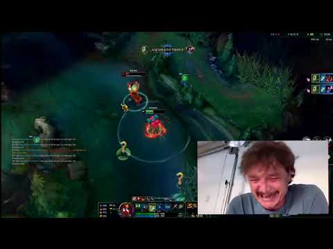 Pedro Pascal reacts to Amumu 1v4