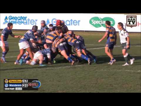 2015 NHRU Major Semi Final Premier 1 Highlights - Hamilton v Wanderers