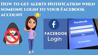 How to get alerts when someone login your facebook account  | facebook login alert on mobile