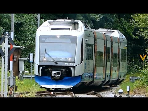 BOB-Züge in Schaftlach und Bayrischzell