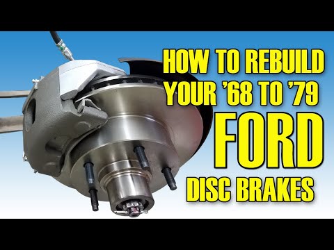 How To Rebuild your 1968 to 79 Ford Disc Brakes Episode 453 Autorestomod