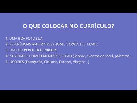 Aprenda a Criar o Currículo Perfeito e Conquiste Sua Entrevista de Emprego!