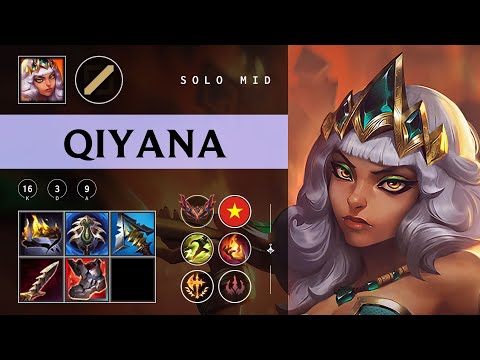 Qiyana Mid vs Irelia - VN Grandmaster Patch 25.24