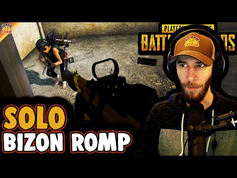 A Solo Bizon Romp Across Erangel - chocoTaco PUBG Solos Gameplay