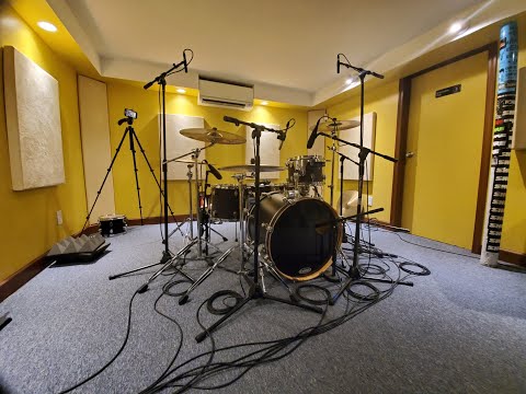 The ultimate drum mic set up for recording at home with Tony Correlli