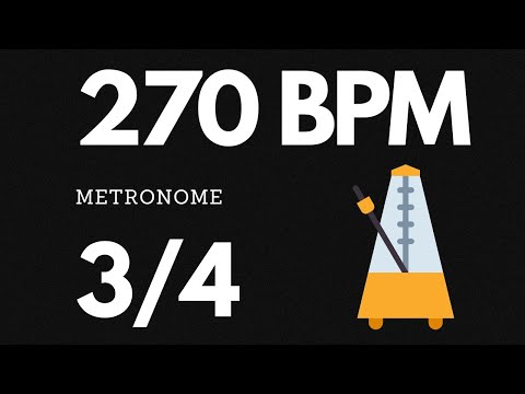 270 BPM Metronome 3/4