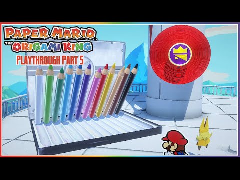 Paper Mario: The Origami King Playthrough Part 5 – Overlook Tower