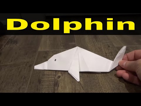 How To Make An Easy Origami Dolphin-Step By Step Tutorial