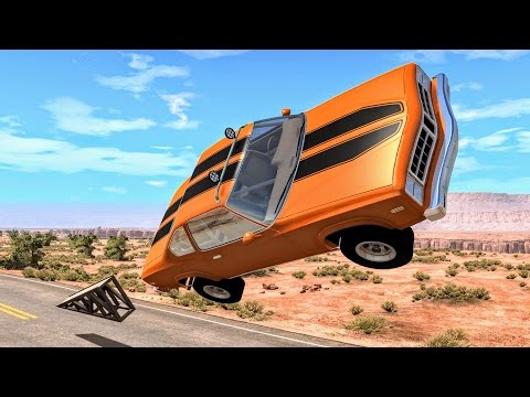 Car Flips & Cliff Drops #1 – BeamNG Drive
