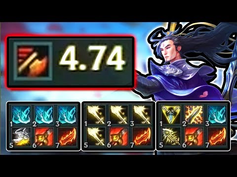 4.74 FULL ATTACK SPEED MASTER YI JUNGLE! FROM 3 PDS to 4 NASHOR 'S TOOTH TO FULL CRIT