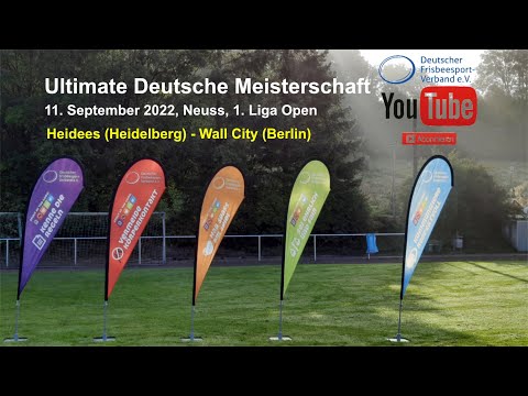 Ultimate  DM 1. Liga Open, Finale, Heidees (Heidelberg) - Wall City (Berlin)