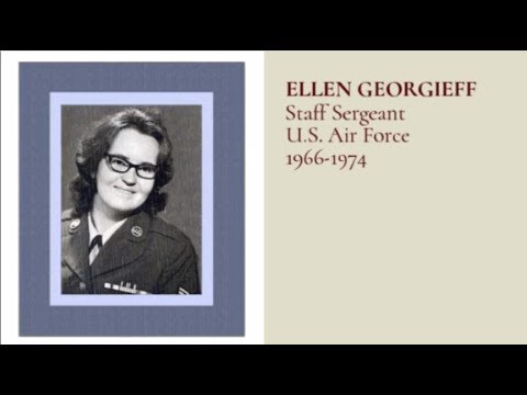 #TributetoaVeteran - SSgt Ellen Georgieff U.S. Air Force, 1966-1974