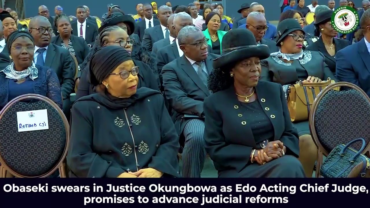 SWEARING-IN OF NEW ACTING CHIEF JUDGE