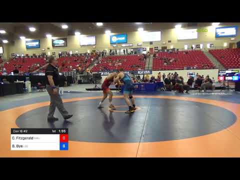 2018 Marine Corps US Open/Senior Men's Greco-Roman 77 Con 16 #2 - Corey Fitzgerald (NMU-) Vs. Bret