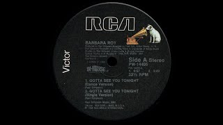 Barbara Roy - Gotta See You Tonight - Dance Version '86